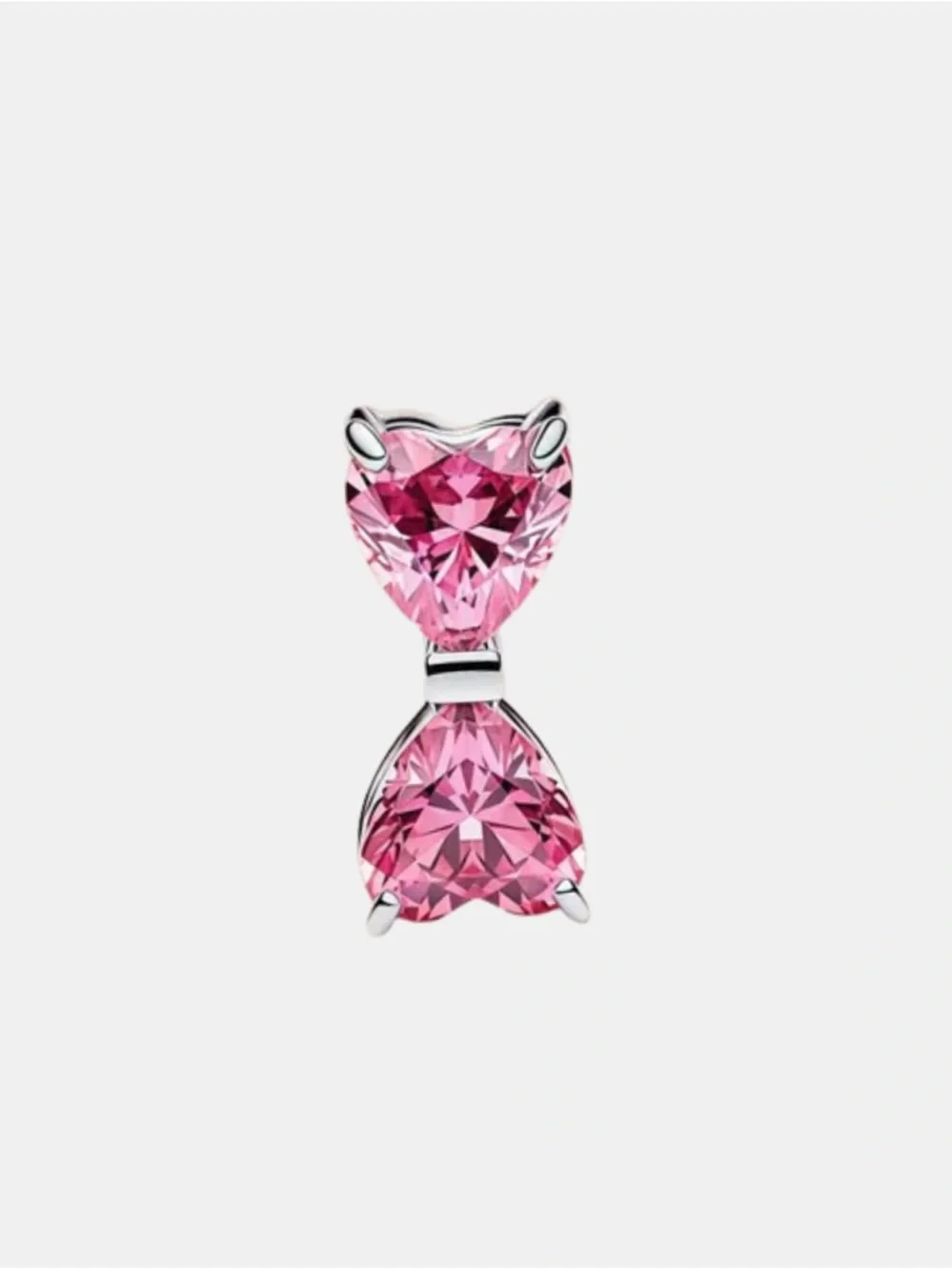 New Pandora Pink Bow Charm